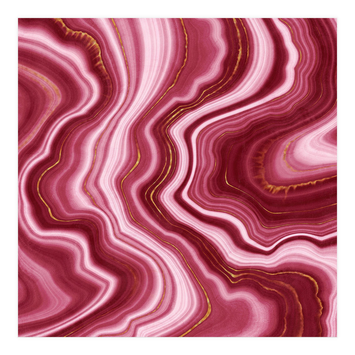 Red Agate Texture 04  (Print Only)