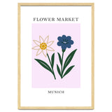 Munich Flower Market - Minimalist Edelweiss Botanical Print thumbnail