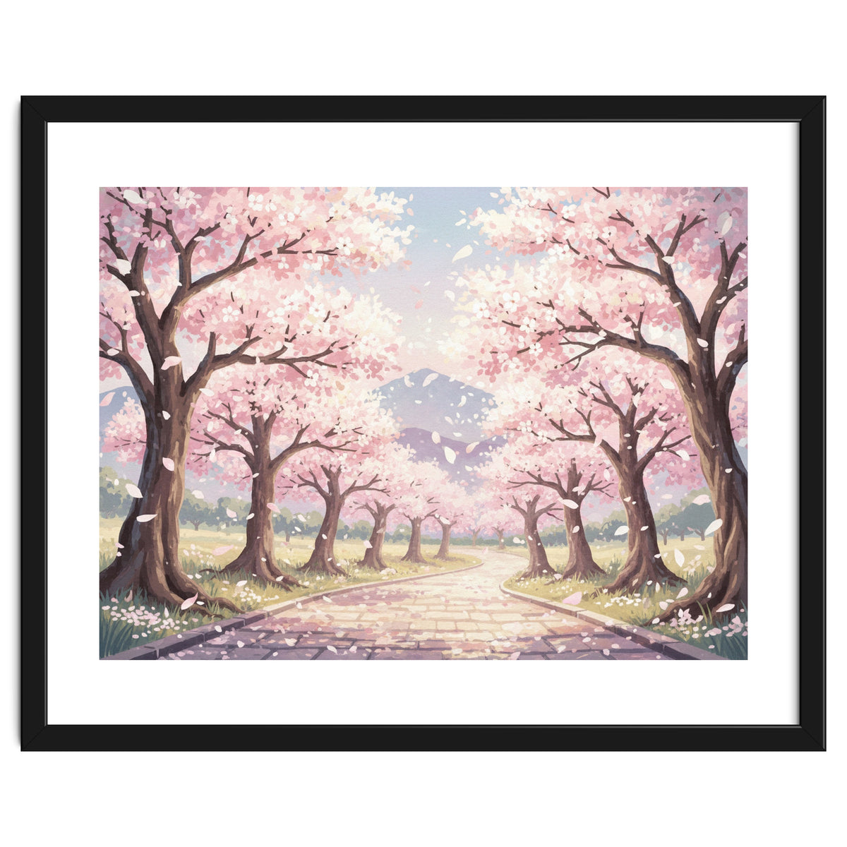 Sakura Path: Serene Cherry Blossom Avenue