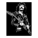 Tony Iommi American Musician Legend In Grayscale (Print Only) thumbnail