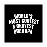 World's most coolest and okayest grandpa (Print Only) thumbnail