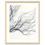 Abstract Black Branching Lines Flowing thumbnail