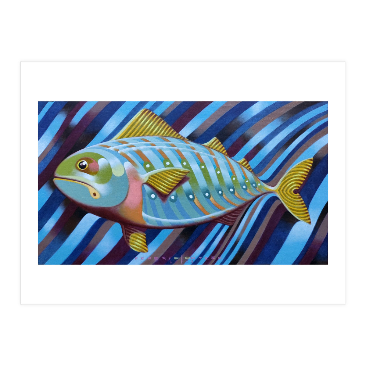 Blue fish (Print Only)