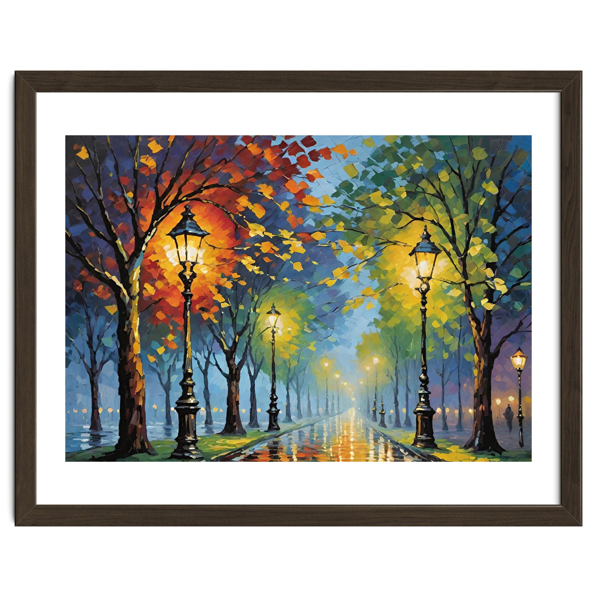 Rainy Abstract Art Nature