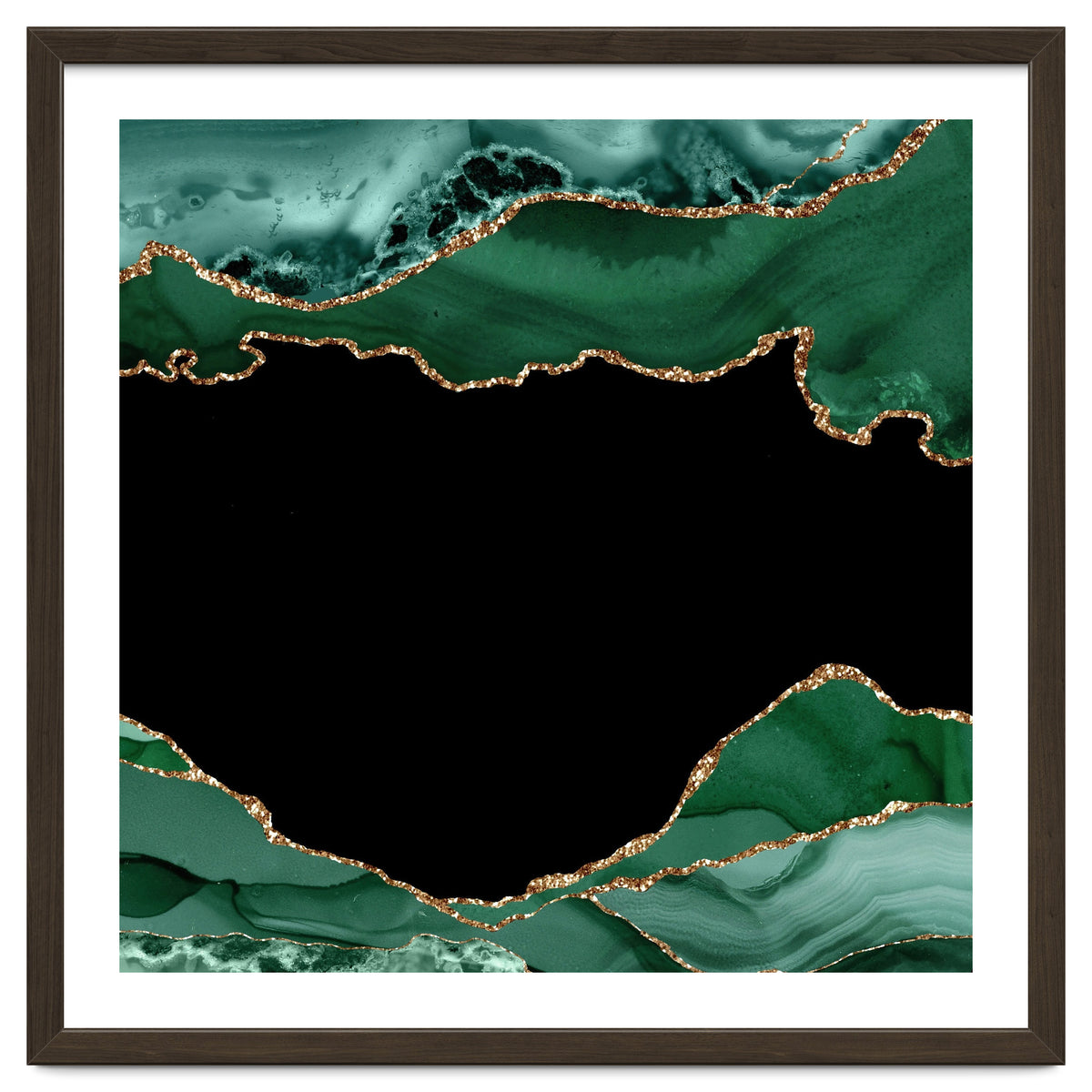 Emerald & Gold Agate Texture 03