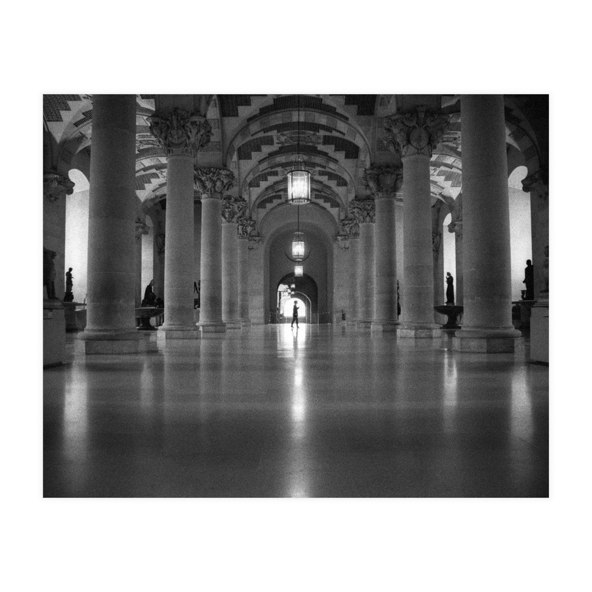 Lost inside the Louvre (Print Only)