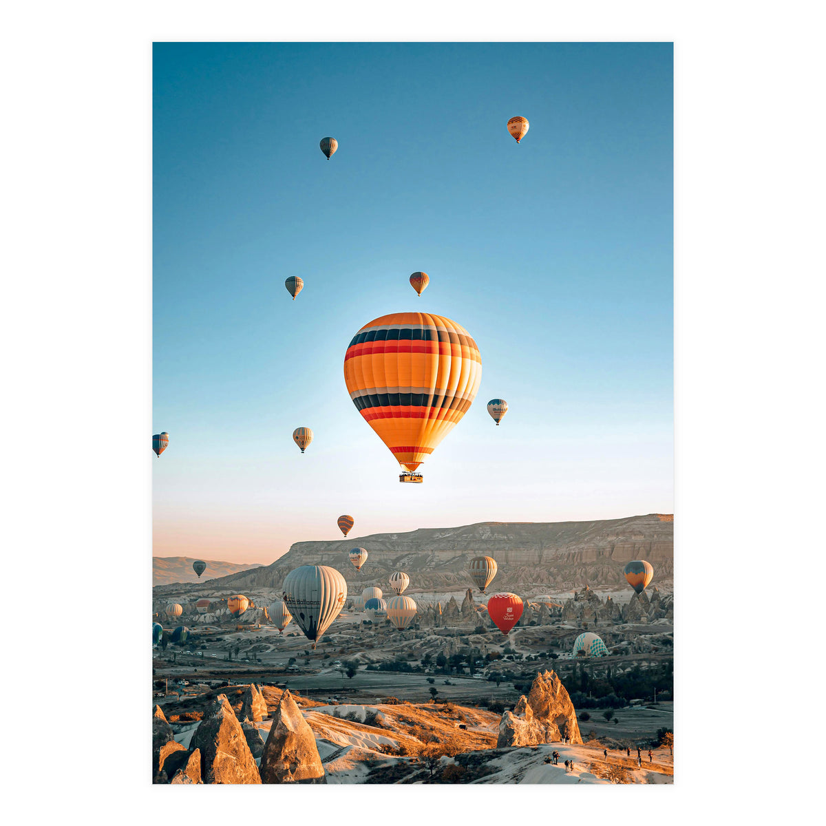 Hot Air Balloons Cappadocia Sunrise (Print Only)