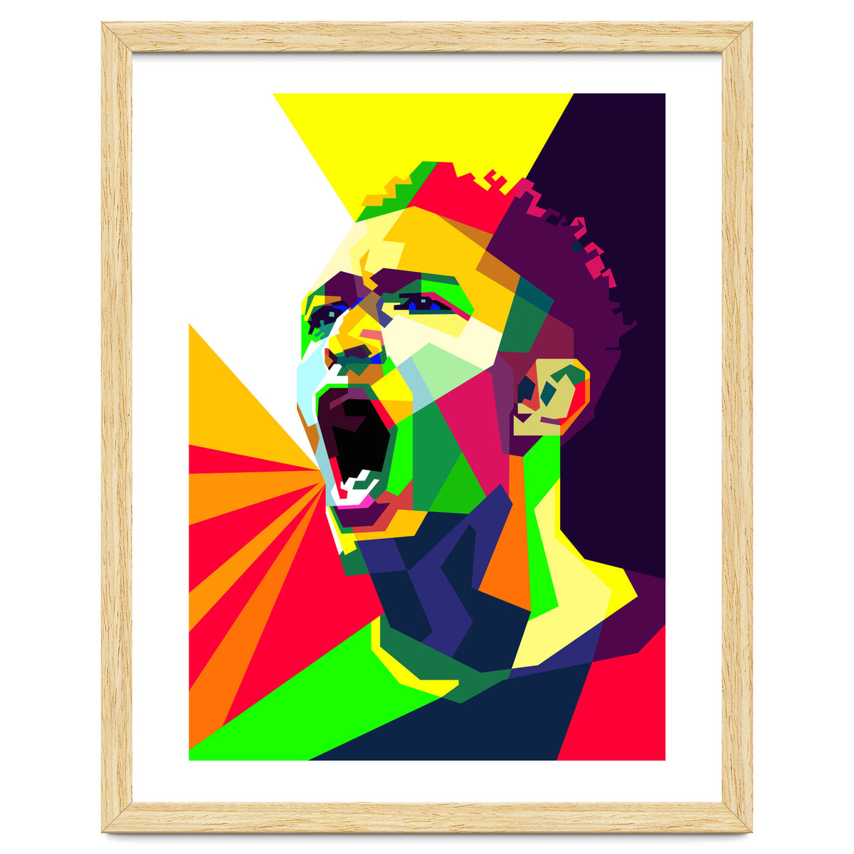Jude Bellingham Football Pop Art WPAP