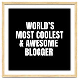 World's most coolest and awesome blogger thumbnail