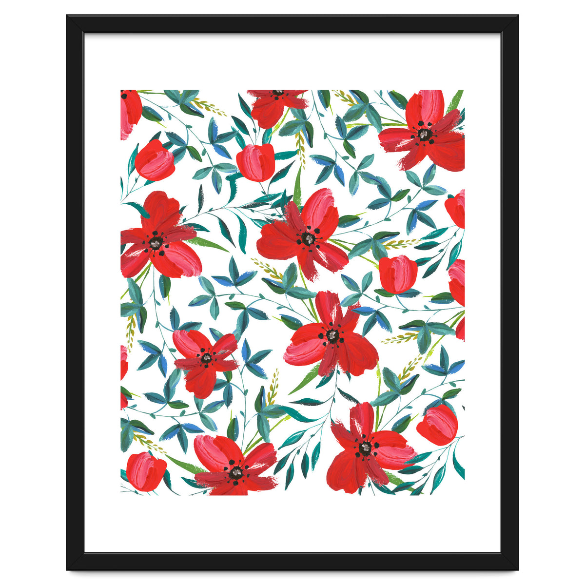 Red Blossom #society6 #decor #buyart
