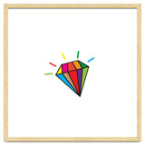 Rainbow colorful diamond thumbnail