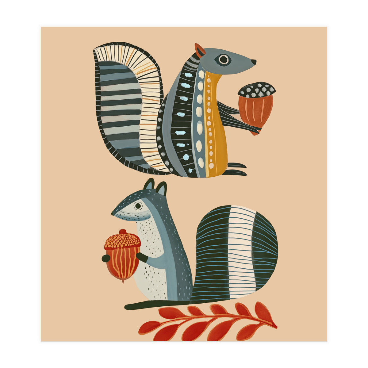 Acorn Friends (Print Only)