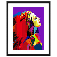 Apache Woman Pop Art Wpap