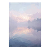 Ethereal Misty Lakeside at Dawn (Print Only) thumbnail