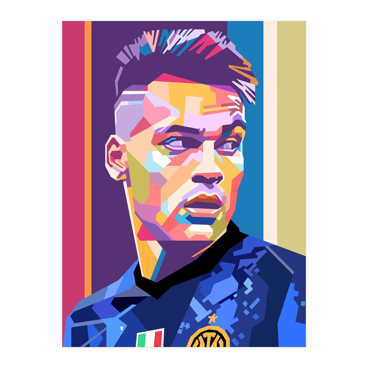 Lautaro Martinez art (Print Only)