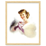 Beautiful Smiling Lady In White thumbnail