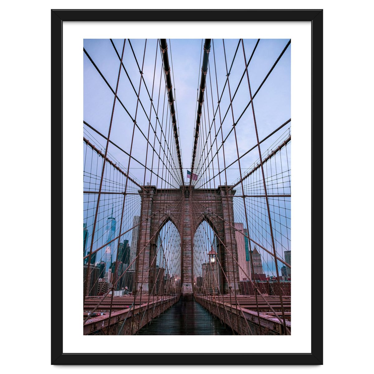 Brooklyn Bridge at Dawn, Iconic New York City Photography
