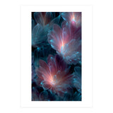Luminous Bioluminescent Floral Abstract (Print Only) thumbnail