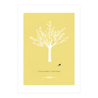 Happy Bird and Tree (Print Only)