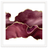 Burgundy & Gold Glitter Agate Texture 08 thumbnail