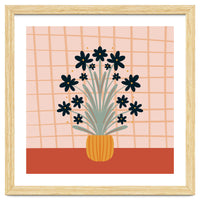 Floral Vase Orange