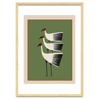 Striped Bird Trio I