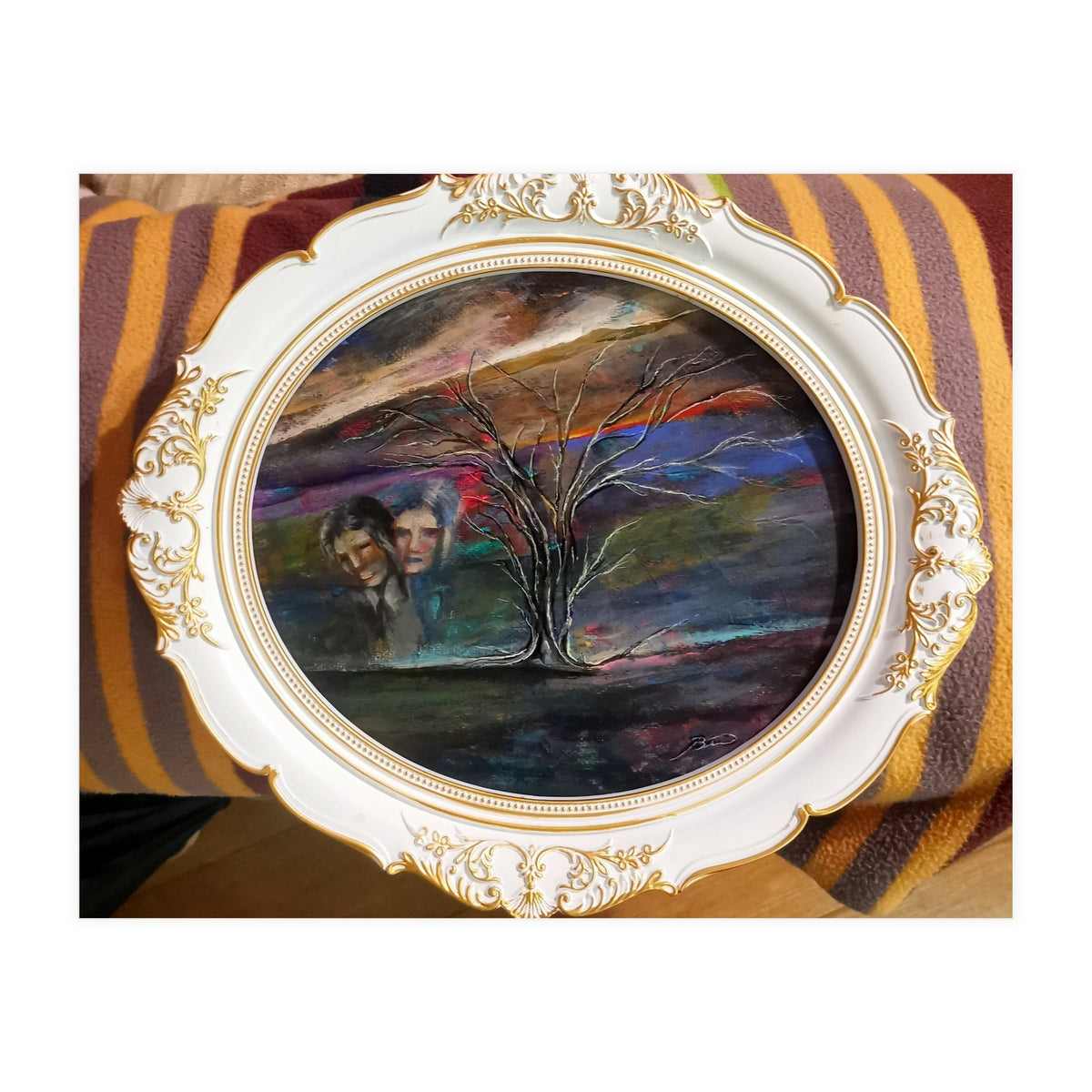 Memory 26x29.cm.acrylic. With Frame 33x38.cm. (Print Only)