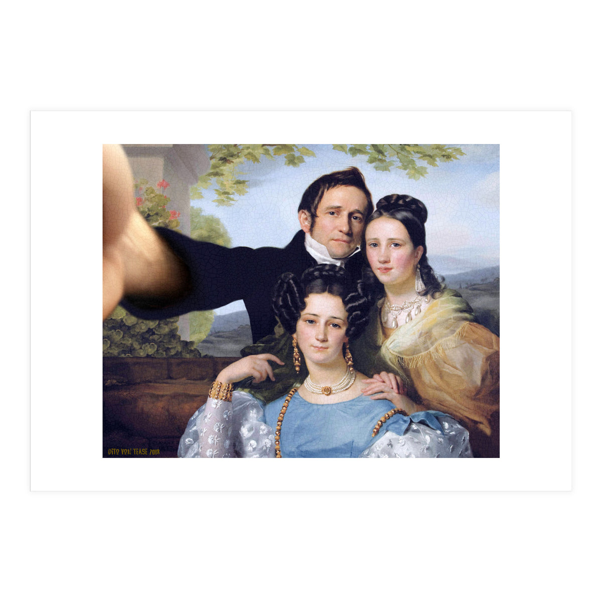 François Joseph Navez - Selfie (Print Only)