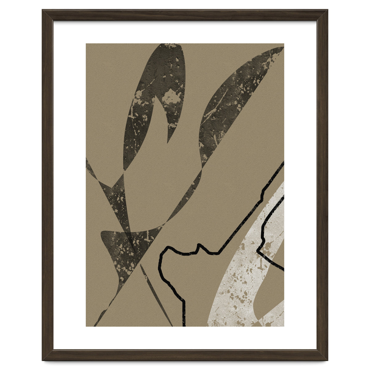 Black Line Minimalist Abstract