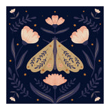 Moth And Flowers  (Print Only) thumbnail