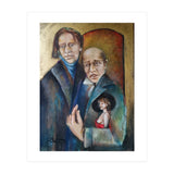 Father&son Oil.61x45.cm. (Print Only) thumbnail