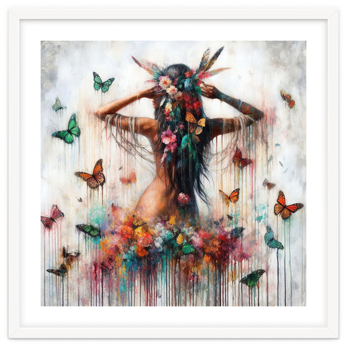 Floral Butterfly Reverie