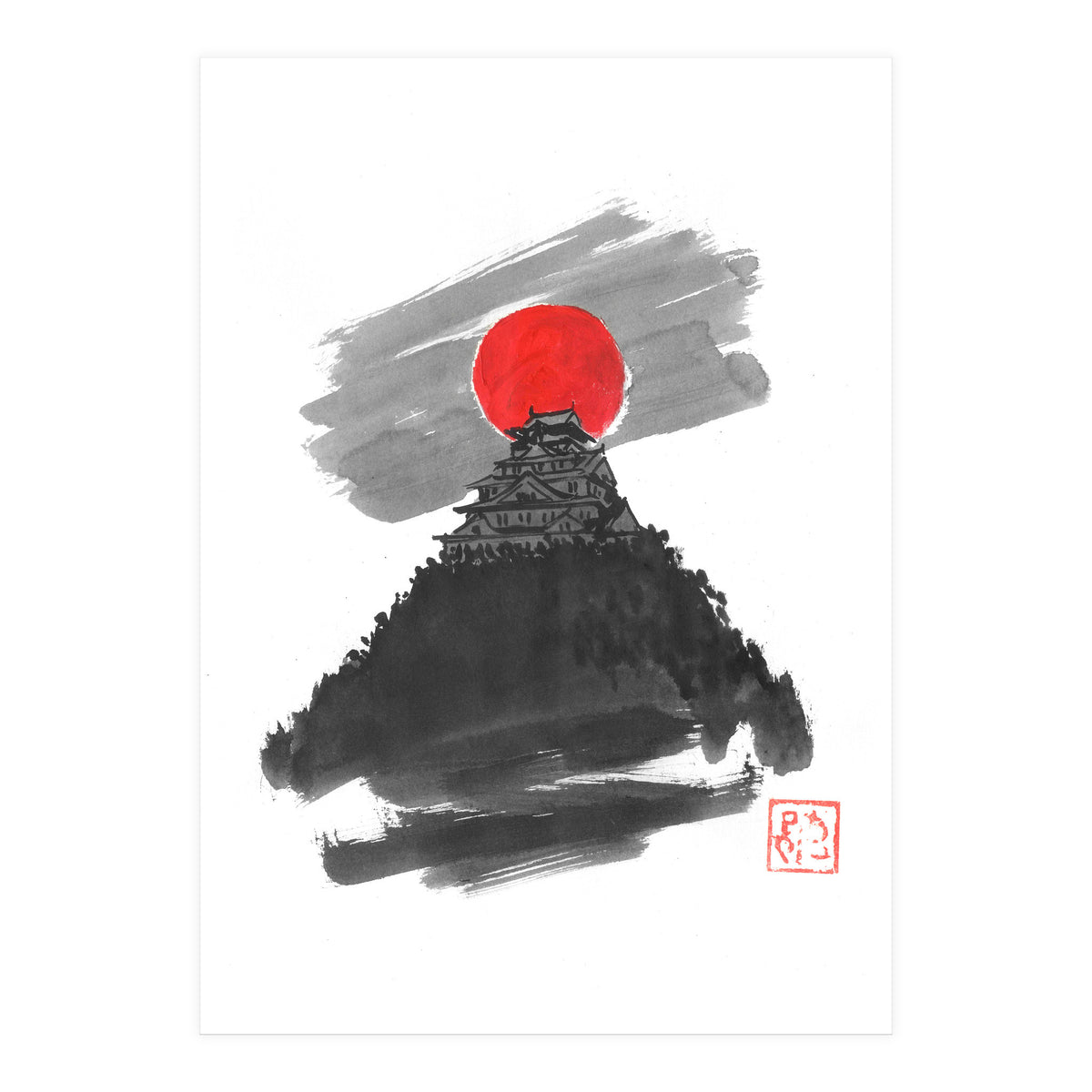 Castle And Moon 2023 (Print Only)