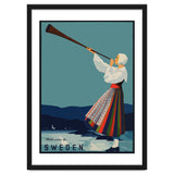 Sweden, Woman With Alp Horn thumbnail