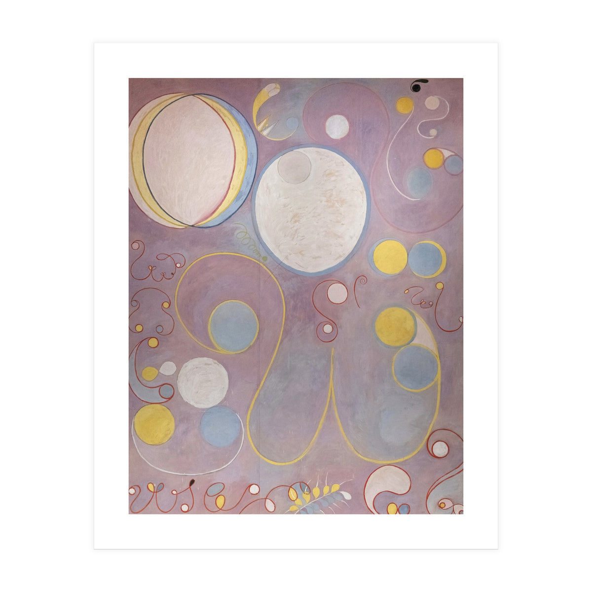 Hilma af Klint - The Ten Largest No 8 Adulthood Abstract Spiritual Geometry Art (Print Only)
