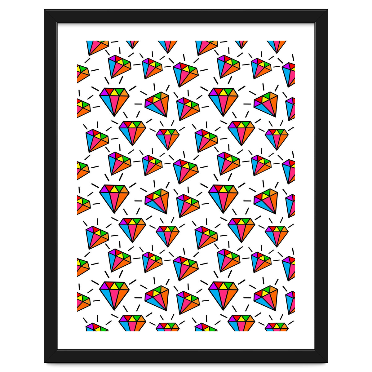 Cute diamonds pattern