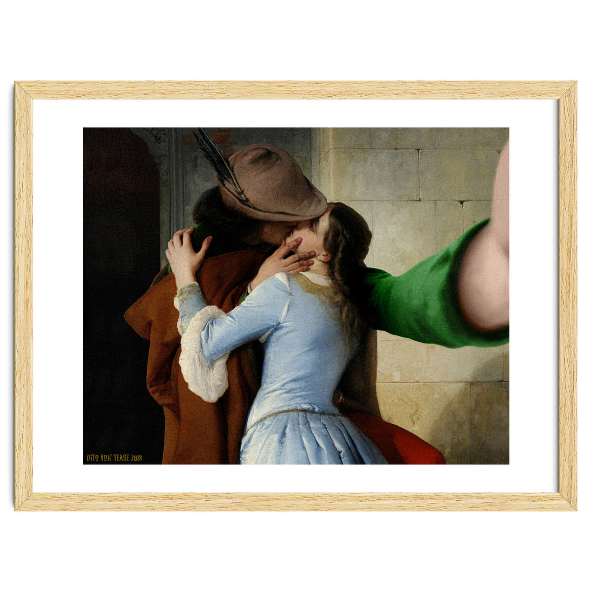 Francesco Hayez - The Kiss - Selfie