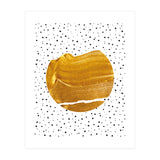Stay Gold | Abstract Geometric Painting | Polka Dots Quirky Eclectic | Modern Boho Luxe (Print Only) thumbnail