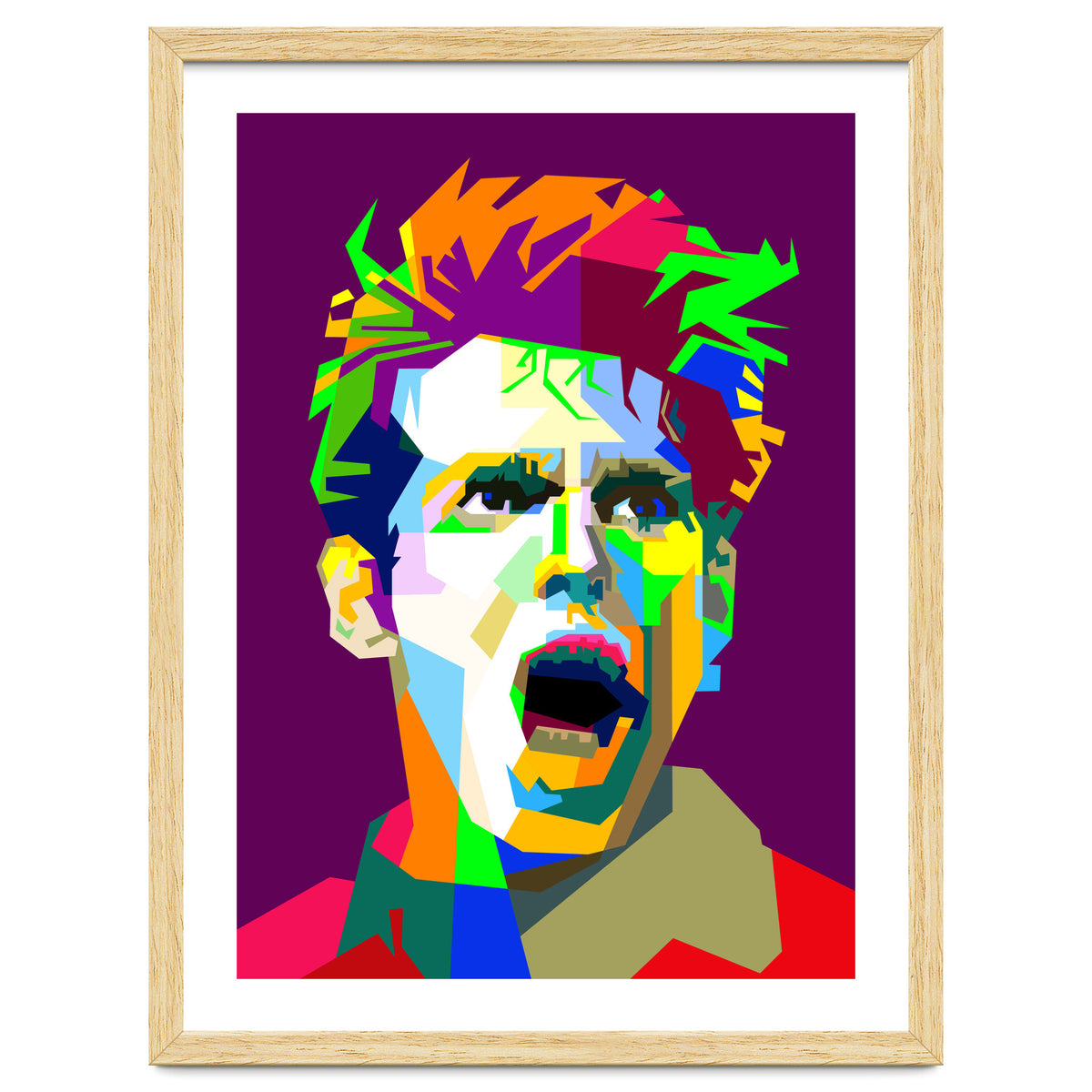 Ricardo Kaka Brazilian Football Pop Art WPAP
