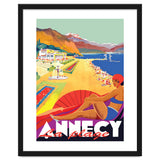 Beach at Annecy Lake, France thumbnail