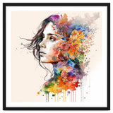 Quiet Muse In Watercolor Blooms thumbnail