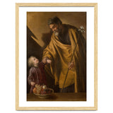 Sebastián Martínez / 'Saint Joseph with the Christ Child'. Ca. 1650. Oil on canvas. thumbnail