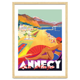 Beach at Annecy Lake, France thumbnail