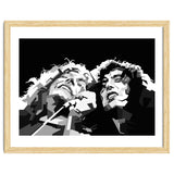 Robert Plant & Jimmy Page Black Illustration thumbnail