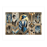 Jazz Age Sophistication In Art Deco (Print Only) thumbnail