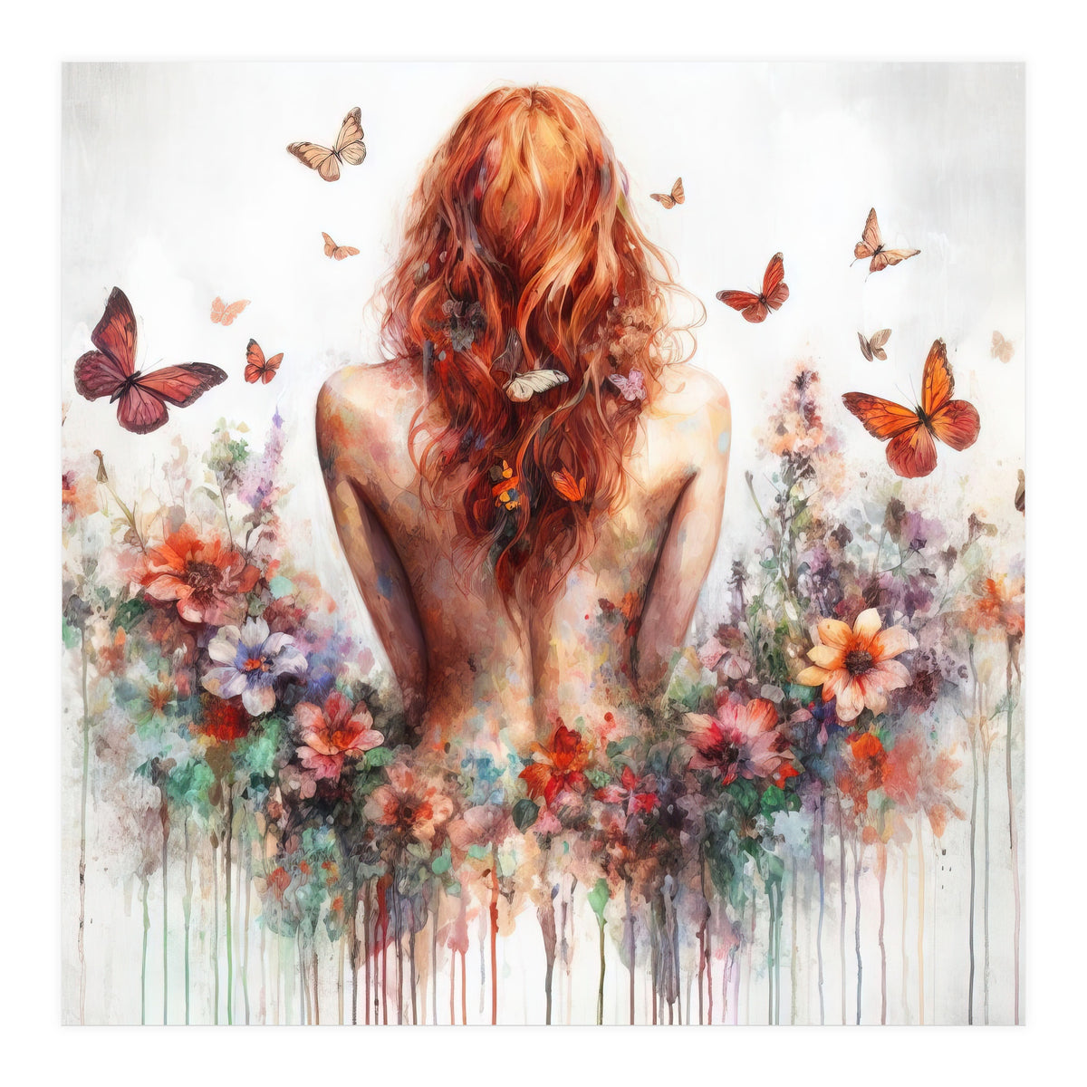 Butterfly Body In Bloom (Print Only)