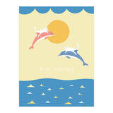 bon voyage - adventure cats and dolphins (Print Only) thumbnail