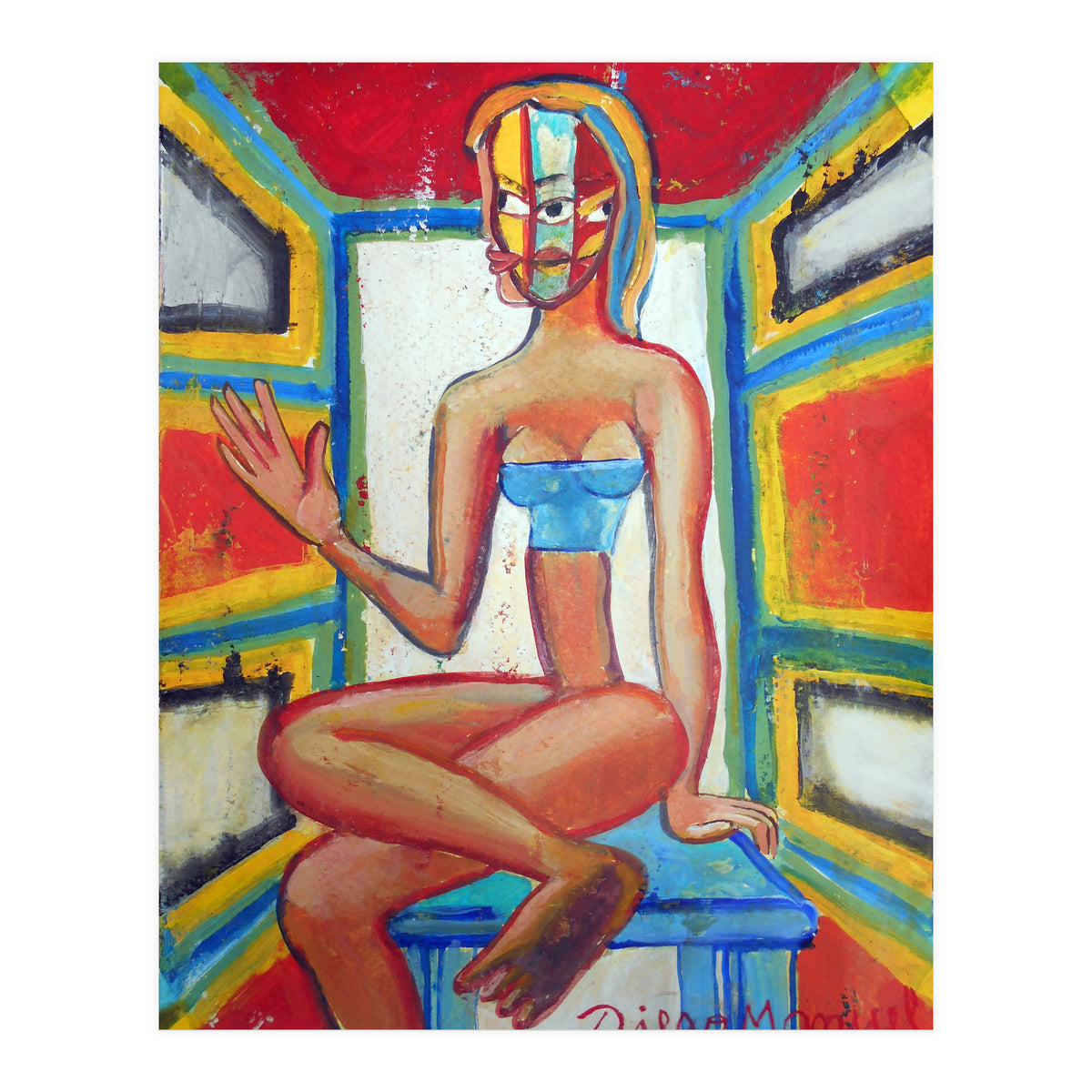 Mujer En La Silla 13 (Print Only)