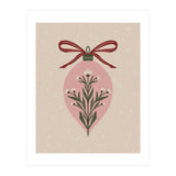 Christmas Floral Globe (Print Only) thumbnail