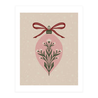 Christmas Floral Globe (Print Only)